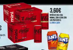 Claudio COCA COLA Refresco normal zero o zero zero oferta