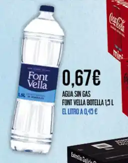 Claudio FONT VELLA Agua sin gas oferta