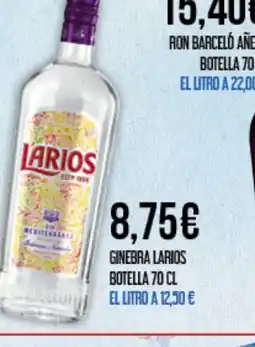 Claudio LARIOS Ginebra botellaaaa oferta