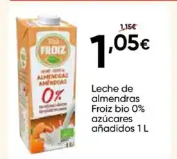FROIZ FROIZ Leche de almendras bio 0% oferta