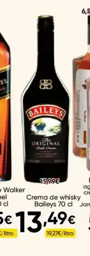 FROIZ BAILEYS Crema de whisky oferta