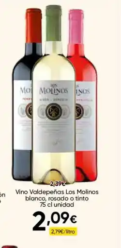 FROIZ LOS MOLINOS Vino Valdepeñas blanco, rosado o tinto oferta