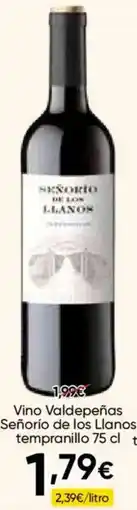 FROIZ SEÑORIO DE LOS LLANAS Vino Valdepeñas tempranillo oferta