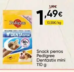FROIZ PEDIGREE Snack perros Dentastix mini oferta