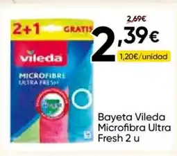 FROIZ VILEDA Bayeta Microfibra Ultra Fresh 2 u oferta