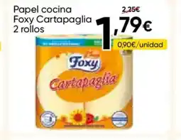 FROIZ FOXY Papel cocina Cartapaglia 2 rollos oferta