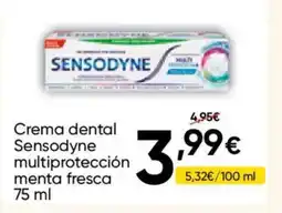FROIZ SENSODYNE Crema dental multiprotección menta fresca oferta