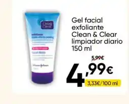 FROIZ Gel facial exfoliante Clean & Clear limpiador diario oferta