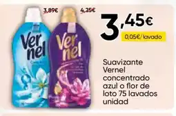 FROIZ VERNEL Suavizante concentrado azul o flor de loto 75 lavados oferta