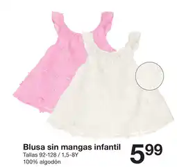 Zeeman Blusa sin mangas infantil oferta