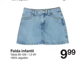 Zeeman Falda infantil oferta