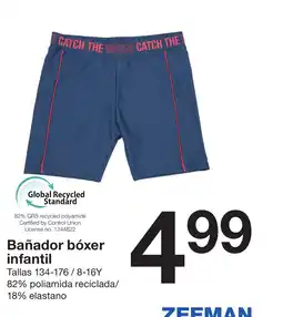 Zeeman Bañador bóxer infantil oferta