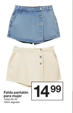 Zeeman Falda pantalón para mujer oferta