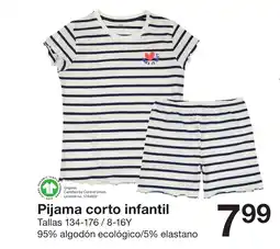 Zeeman Pijama corto infantil oferta