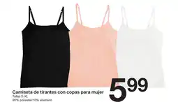 Zeeman Camiseta de tirantes con copas para mujer oferta