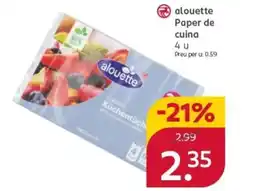 Rossmann ALOUETTE Paper de cuina oferta