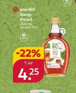 Rossmann ENERBIO Xarop d'auró oferta