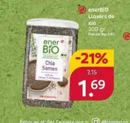 Rossmann ENERBIO Llavors de xia oferta
