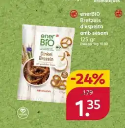Rossmann ENERBIO Bretzels d'espelta amb sèsam oferta