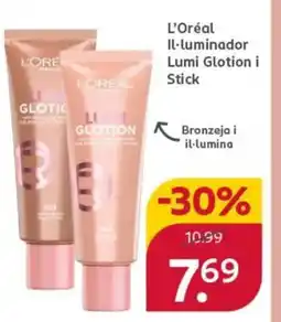 Rossmann L'ORÉAL Il·luminador Lumi Glotion i Stick oferta