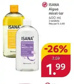 Rossmann ISANA Aigua micel·lar oferta