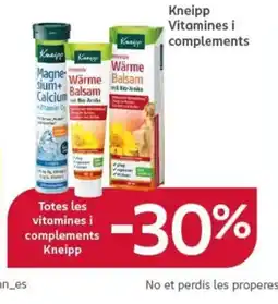 Rossmann KNEIPP Vitamines i complements oferta