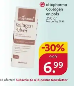 Rossmann ALTAPHARMA Col·lagen en pols oferta