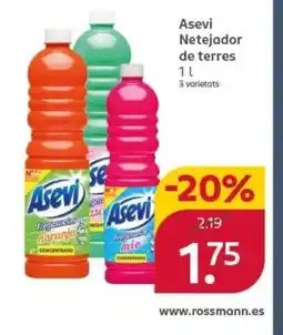 Rossmann ASEVI Netejador de terres oferta