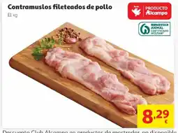 Alcampo Contramuslos fileteados de pollo oferta