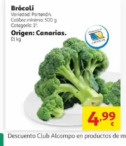 Alcampo Brócoli oferta