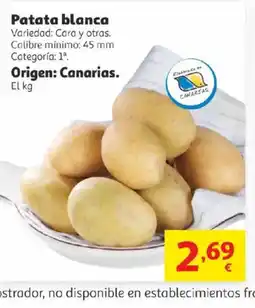Alcampo Patata blanca oferta