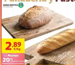 Alcampo Barra rústica oferta