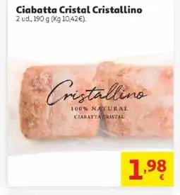 Alcampo Ciabatta Cristal Cristallino oferta