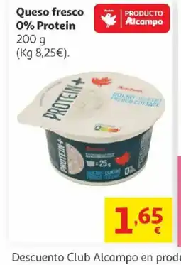 Alcampo Queso fresco 0% Protein oferta