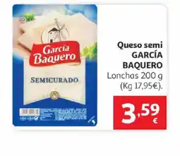 Alcampo GARCÍA BAQUERO Queso semi oferta