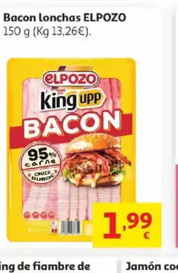 Alcampo ELPOZO Bacon Lonchas oferta