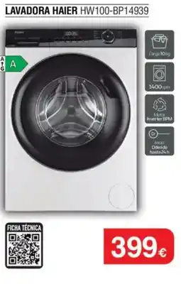 Milar HAIER Lavadora hw100-bp14939 oferta
