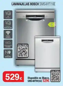 Milar BOSCH Lavavajillas sms4ht116e oferta