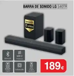 Milar LG Barra de sonido s40tr oferta