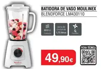Milar MOULINEX Batidora de vaso blendforce lm430110 oferta