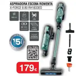 Milar ROWENTA Aspiradora escoba x-force 8.80 rh1833e0 oferta