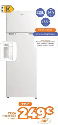 Pascual Martí TEKA Frigorífico rtf3210 oferta