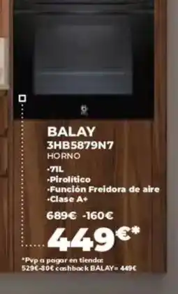Pascual Martí BALAY 3hb5879n7 horno oferta
