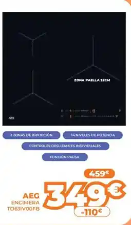 Pascual Martí AEG Encimera to631v00fb oferta