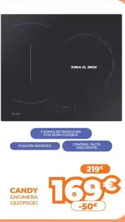 Pascual Martí CANDY Encimera c63tpsce1 oferta