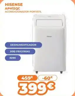 Pascual Martí HISENSE Aph12qc acondicionador portátil oferta