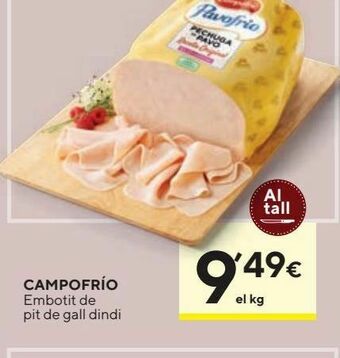 Caprabo Pechuga de pavo campofrío oferta