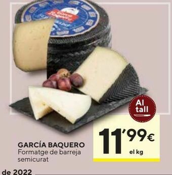 Caprabo Queso semicurado garcía baquero oferta