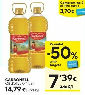 Caprabo Aceite de oliva carbonell oferta
