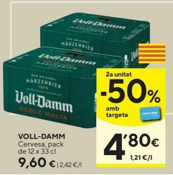 Caprabo Cerveza voll-damm oferta